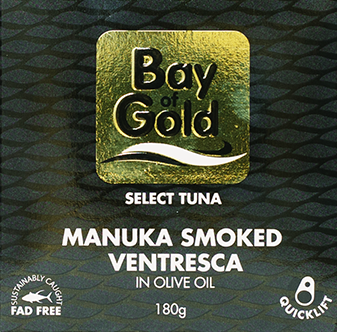 MANUKA-SMOKED VENTRESCA IN OLIVE OIL